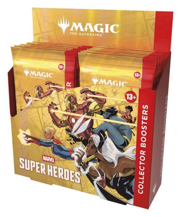 Magic: The Gathering - Marvel Super Heroes Collector Booster Display (12) English Version.