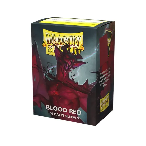Dragon Shield Matte Sleeves – Blood Red 'Simurag' (100 pcs)