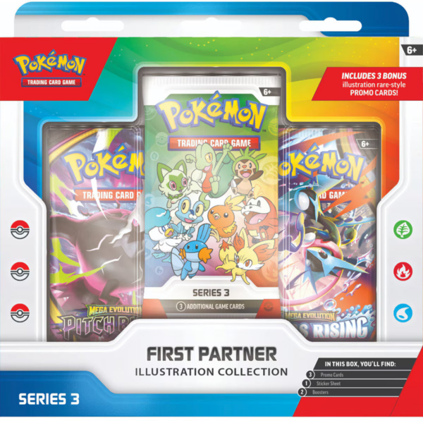 Pokemon first partner illustration collection series